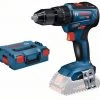 Bosch Bleu Perceuse Sans Fil 06019H5303 Perceuse Visseuse à Percussion GSB 18V- 55 Solo L-Boxx