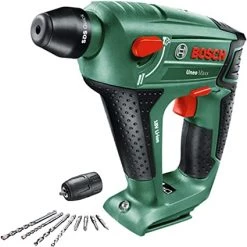 Bosch Vert Marteau Perforateur Sans Fil 060395230C Uneo Maxx Marteau Perforateur 18 Volts Sans Batteries Ni Chargeur