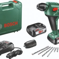 Bosch Vert Marteau Perforateur Sans Fil 0603952327 Uneo Maxx Perceuse Sans Fil 18 Volt 2.5 Ah Li-ion