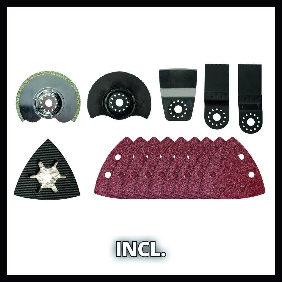 Einhell Outils Multifonction 4465160 VARRITO Accu Multitool 18 Volt Sans Piles Ni Chargeur 4 Einhell Outils Multifonction 4465160 VARRITO Accu Multitool 18 Volt Sans Piles Ni Chargeur – Image 4