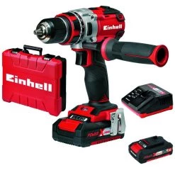 Einhell Perceuse Sans Fil 4513851 TE-CD 18 Li BL Perceuse/visseuse Sans Fil 18 Volt 2.0 Ah Li-ion -Perceuses sans fil Soldes 4513851 te cd 18 li bl perceuse visseuse sans fil 18 volt 2 0 ah li ion 4