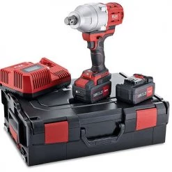 Flex-tools Clé à Choc Sans Fil 492647 IW 3/4" 18.0-EC/5.0 Set Accu Impact Wrench 18V 5.0Ah Li-Ion In L-Boxx