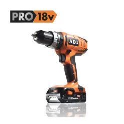 AEG Perceuse Visseuse Sans Fil 4935433970 BSB 18G2 LI-152C Perceuse à Percussion 18V 1.5Ah Li-Ion