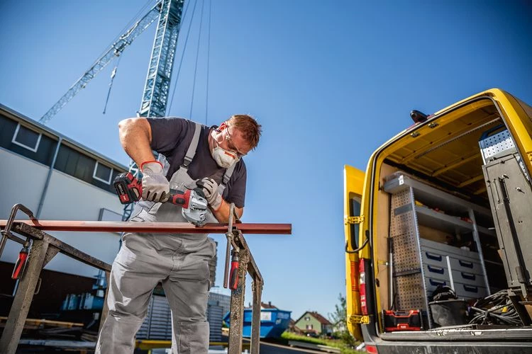 Flex-tools Meuleuse Sans Fil 499315 LB 125 18.0-EC Meuleuse D'angle Sans Fil 125 Mm Avec Frein 18V Sans Batteries Et Chargeur En L-Boxx 4 Flex-tools Meuleuse Sans Fil 499315 LB 125 18.0-EC Meuleuse D'angle Sans Fil 125 Mm Avec Frein 18V Sans Batteries Et Chargeur En L-Boxx – Image 4