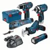 Bosch Bleu Visseuse à Choc Sans Fil 5 Kit D'outils