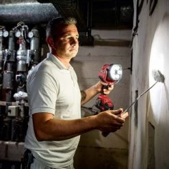 Flex-tools Lampe De Chantier Sans Fil 504637 WL 2800 18.0 Lampe De Poche à Piles 12/18V Hors Piles Et Chargeur -Perceuses sans fil Soldes 504637 wl 2800 18 0 lampe de poche a piles 12 18v hors piles et chargeur 4