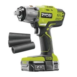 Ryobi Clé à Choc Sans Fil 5133003574 R18iW3-120S Clé à Chocs Akku 18 Volt 2.0 Ah Li-ion