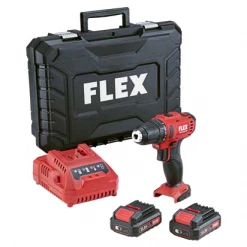 Flex-tools 516155 DD2G 10.8-LDBC/2.5 Perceuse Sans Fil Perceuse 10.8V 2.5Ah Li-Ion En Coffret