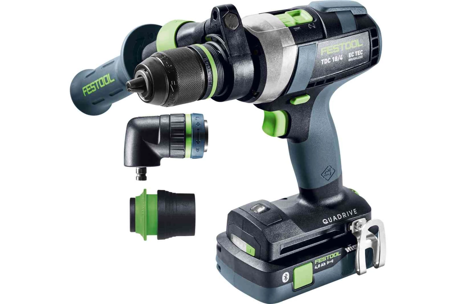 Festool Perceuse Sans Fil 575603 Perceuse-visseuse QUADRIVE TDC 18/4 5,2/4,0 I-Set-SCA 2 Festool Perceuse Sans Fil 575603 Perceuse-visseuse QUADRIVE TDC 18/4 5,2/4,0 I-Set-SCA – Image 2