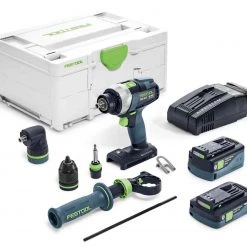Festool Perceuse Sans Fil 575603 Perceuse-visseuse QUADRIVE TDC 18/4 5,2/4,0 I-Set-SCA
