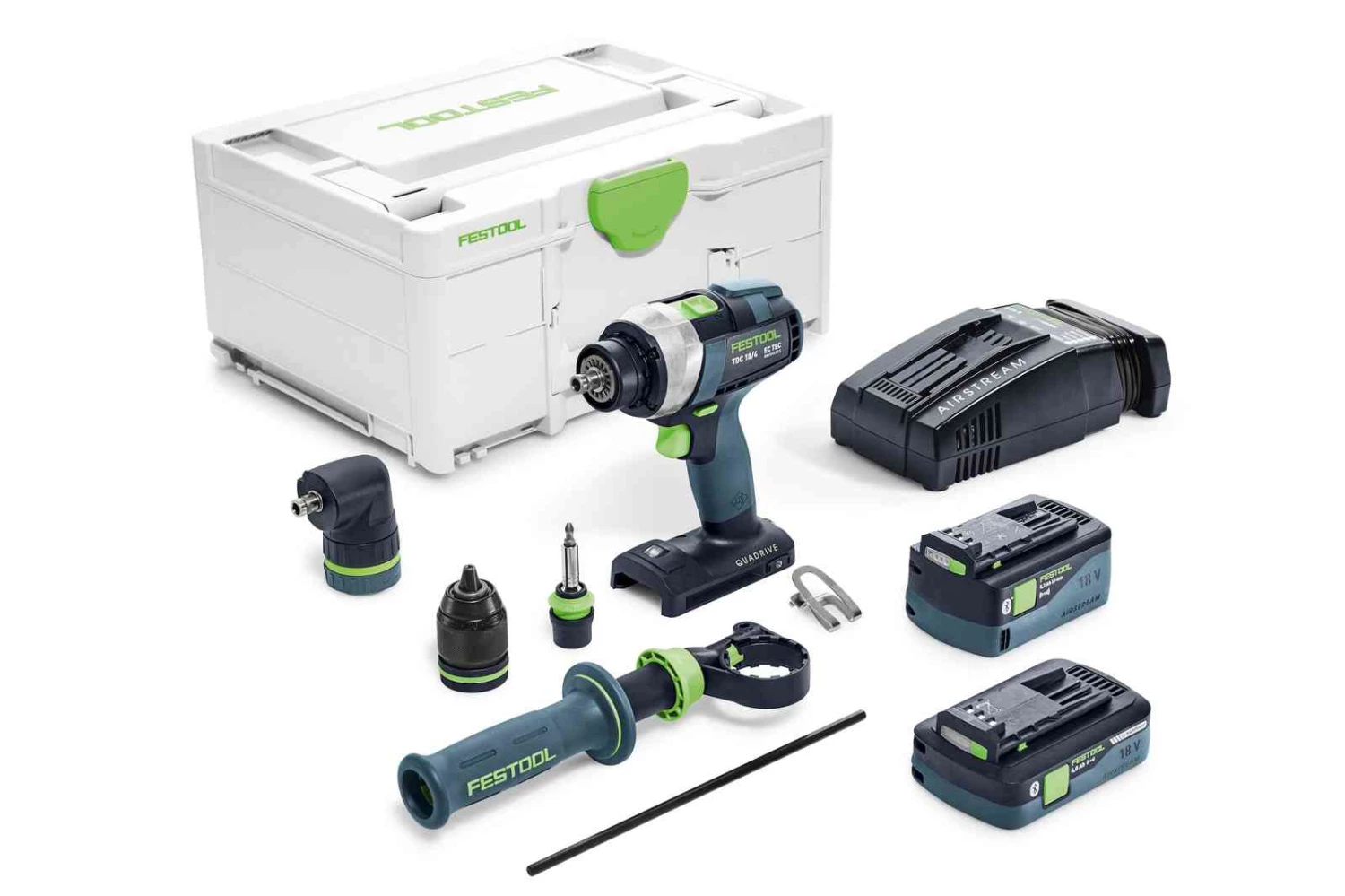 Festool Perceuse Sans Fil 575603 Perceuse-visseuse QUADRIVE TDC 18/4 5,2/4,0 I-Set-SCA 1 Festool Perceuse Sans Fil 575603 Perceuse-visseuse QUADRIVE TDC 18/4 5,2/4,0 I-Set-SCA