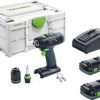 Festool Perceuse Sans Fil 576446 Perceuse-visseuse Sans Fil T 18+3 HPC 4,0 I-Plus