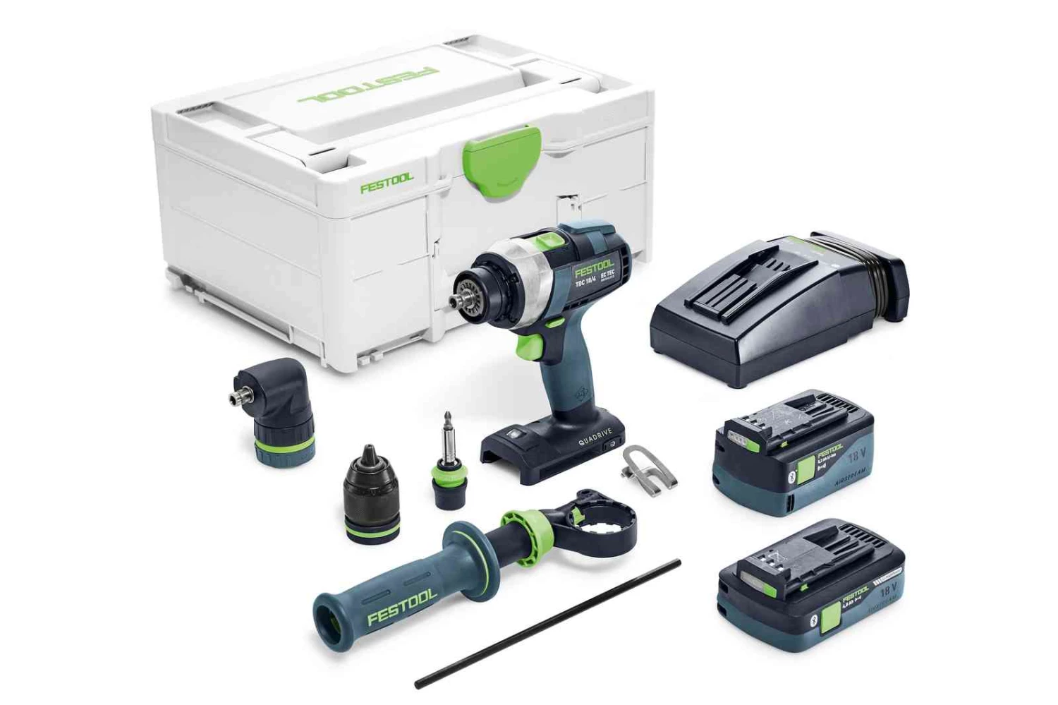 Festool 577243 TDC 18/4 5.2/4.0 I-Set QUADRIVE Perceuse Sans Fil 5 Festool 577243 TDC 18/4 5.2/4.0 I-Set QUADRIVE Perceuse Sans Fil – Image 5