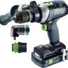 Festool Perceuse Visseuse Sans Fil 577247 TPC 18/4 5.2/4.0 I-Set QUADRIVE Marteau Perforateur Sans Fil