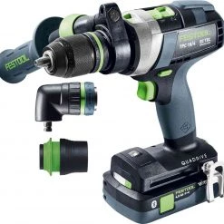 Festool Perceuse Visseuse Sans Fil 577247 TPC 18/4 5.2/4.0 I-Set QUADRIVE Marteau Perforateur Sans Fil