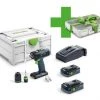 Festool 577428 Perceuse Sans Fil T18+3 HPC 4,0 I-Plus Edition Organizer
