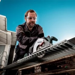 Metabo Scie Sans Fil 600771700 MKS 18 LTX 58 Accu Scie Circulaire Pour Métal 18V 5.5Ah LiHD En MetaLoc + 5 Ans De Garantie Du Revendeur !