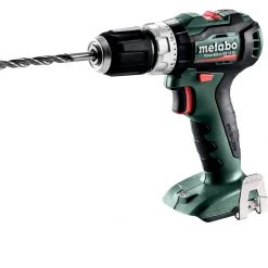 Metabo Perceuse Visseuse Sans Fil 601077840 PowerMaxx SB 12 BL Perceuse à Percussion à Batterie 12V Excluant Les Batteries Et Le Chargeur Dans Une Boîte Métallique