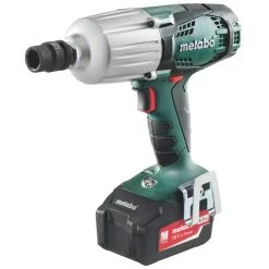 Metabo Clé à Choc Sans Fil 602198500 SSW18LTX600 Visseuse à Choc Sans Fil
