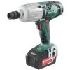 Metabo Clé à Choc Sans Fil 602198650 SSW18LTX600 Visseuse à Choc Sans Fil 18V 5,2Ah Li-Ion 600Nm