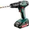 Metabo Perceuse Visseuse Sans Fil 602245560 Perceuse à Percussion SB 18 18 Volt 2.0 Ah Li-ion