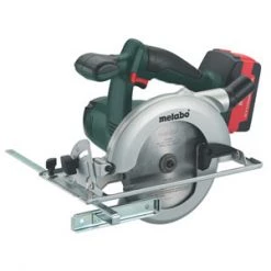 Metabo Scie Sans Fil 602268860 KSA18LTX Scie Circulaire Sans Fil 18 Volt 4,0 Ah Li-Ion