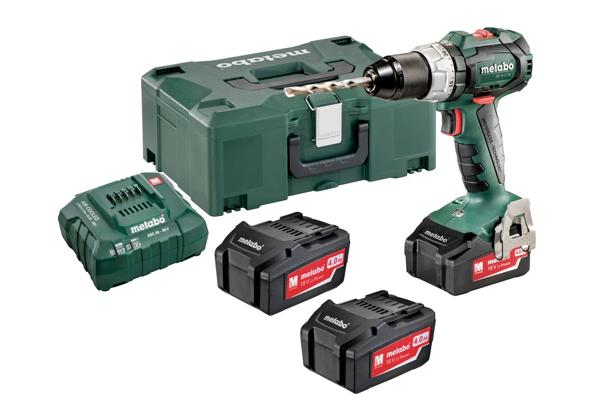 Metabo Perceuse Visseuse Sans Fil 602316960 SB 18 LT BL SET Perceuse à Percussion Sans Fil 18V 3 X 4,0Ah En Metaloc 1 Metabo Perceuse Visseuse Sans Fil 602316960 SB 18 LT BL SET Perceuse à Percussion Sans Fil 18V 3 X 4,0Ah En Metaloc
