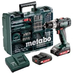 Metabo Perceuse Sans Fil 602317870 SB 18 L Mobile Workshop Marteau Perforateur Sans Fil 18 Volt 2.0 AH Li-ion
