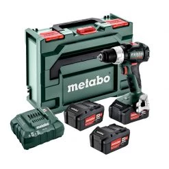 Metabo 602325960 BS 18 LT BL SET Perceuse Sans Fil 18V 3 X 4.0Ah En MetaLoc + 5 Ans De Garantie Du Revendeur