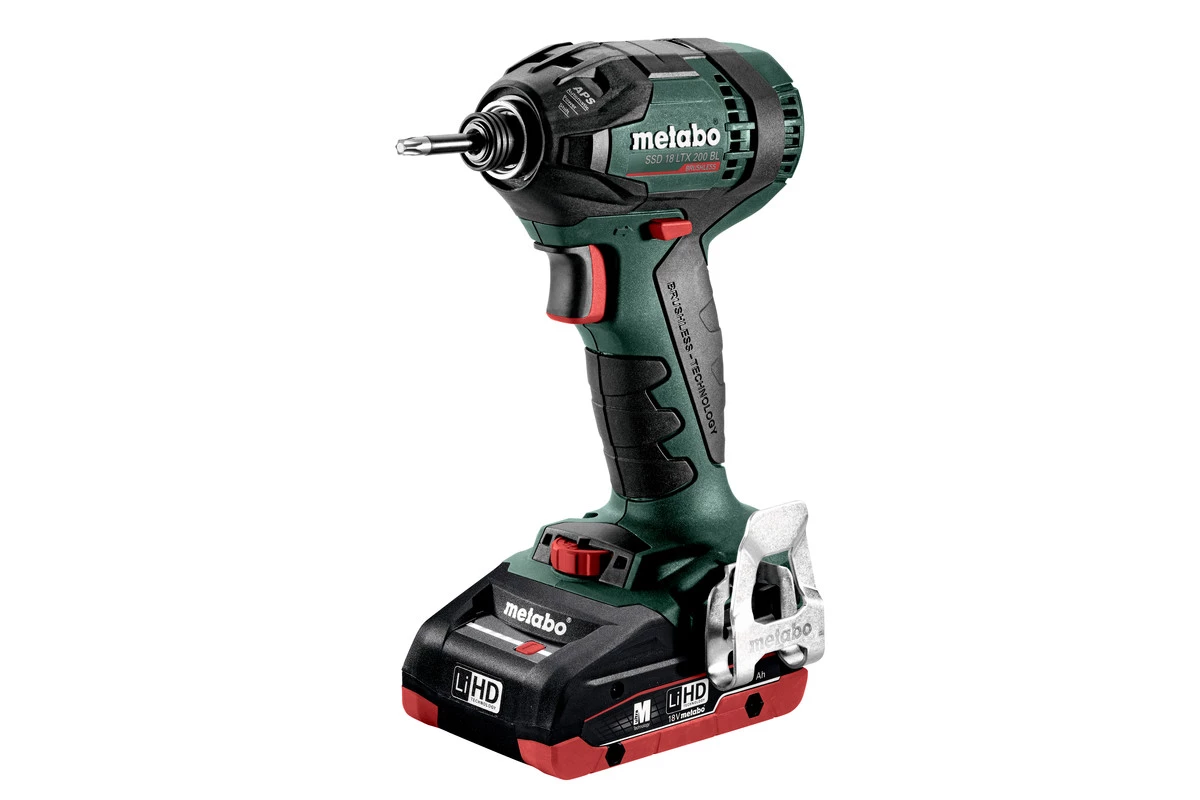 Metabo 602396800 SSD18LTX200 Visseuse à Choc Sans Fil 18V 4,0Ah LiHD En Coffret 1 Metabo 602396800 SSD18LTX200 Visseuse à Choc Sans Fil 18V 4,0Ah LiHD En Coffret
