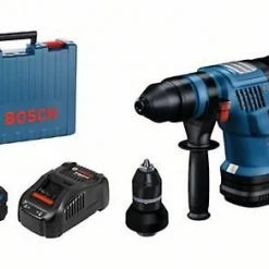 Bosch Bleu Marteau Perforateur Sans Fil 611914003 Marteau Perforateur SDS+ GBH 18V-34 FC 5.5Ah CoMo