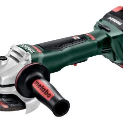 Metabo Meuleuse Sans Fil 613075810 WPB 18 LTX BL 125 Quick Meuleuse D'angle 18V 8,0Ah LiHD Avec Interrupteur à Palettes