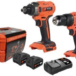 Spit Visseuse à Choc Sans Fil 695938 Pack Combi - Perceuse Sans Fil S18 + Clé à Chocs W18 18V 5.0Ah Li-Ion