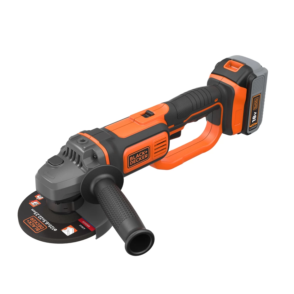 Black & Decker Meuleuse Sans Fil BCG720M1-QW Meuleuse D'angle Sans Fil 18 Volt 4.0 Ah Li-ion 1 Black & Decker Meuleuse Sans Fil BCG720M1-QW Meuleuse D'angle Sans Fil 18 Volt 4.0 Ah Li-ion