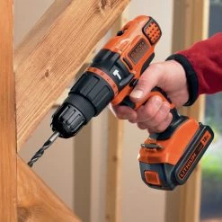 Black & Decker Perceuse Visseuse Sans Fil BDCH188N-XJ Perceuse à Percussion Sans Fil 18 Volts, Hors Batteries Et Chargeur -Perceuses sans fil Soldes bdch188n xj perceuse a percussion sans fil 18 volts hors batteries et chargeur 1