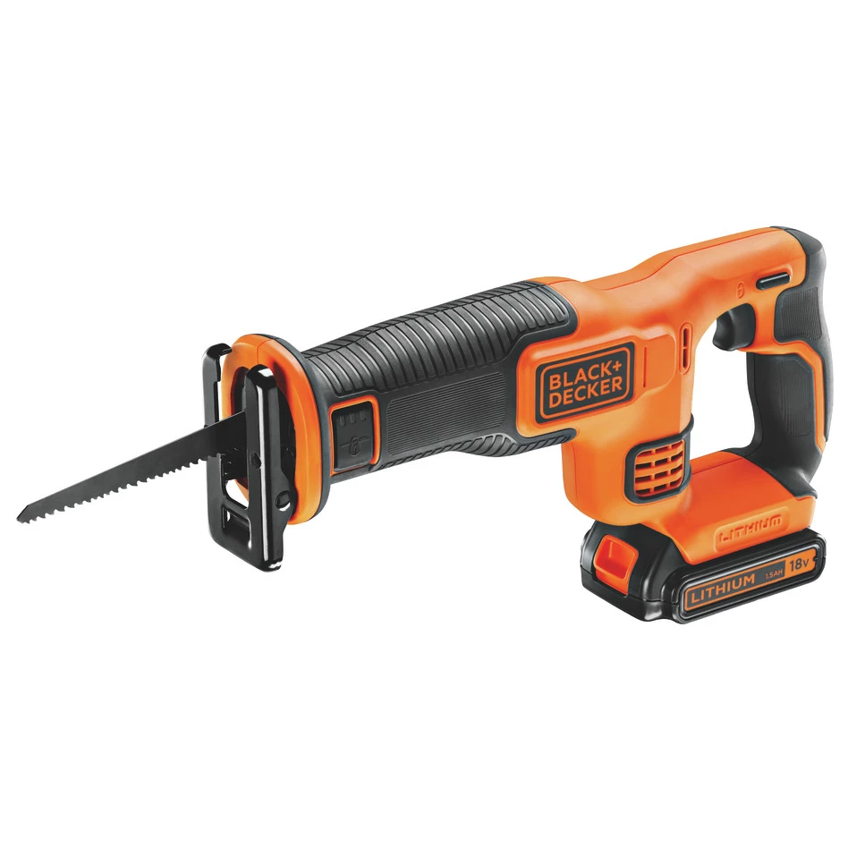 Black & Decker Scie Sans Fil BDCR18E1-QW Scie Alternative Accu 18 Volt 2,5 Ah Li-ion 1 Black & Decker Scie Sans Fil BDCR18E1-QW Scie Alternative Accu 18 Volt 2,5 Ah Li-ion