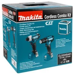 Makita Set CLX224SAX1 Ensemble Combiné - Perceuse Sans Fil DF333 + Visseuse TD110 12V 2.0Ah Li-Ion -Perceuses sans fil Soldes clx224sax1 ensemble combine perceuse sans fil df333 visseuse td110 12v 2 0ah li ion 2