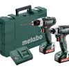 Metabo COMBO SET 2.7.1 Perceuse Sans Fil BS12 + Tournevis à Chocs SSD12 12V 2.0Ah Li-Ion 685166000