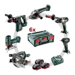 Metabo Combo Set 6.3.2 18V 3 X 5.5Ah LiHD - 6 Machines 685223000