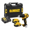 DeWalt Perceuse Sans Fil DCD708P2T-QW Perceuse-Viseusse à Batterie 18V 5.0Ah Li-Ion