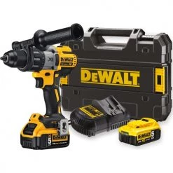 DeWalt Perceuse Visseuse Sans Fil DCD996P2-QW Perceuse Visseuse Percussion Premium XRP 18V 5Ah Li-Ion Brushless - 2 Batteries - Coffret TSTAK