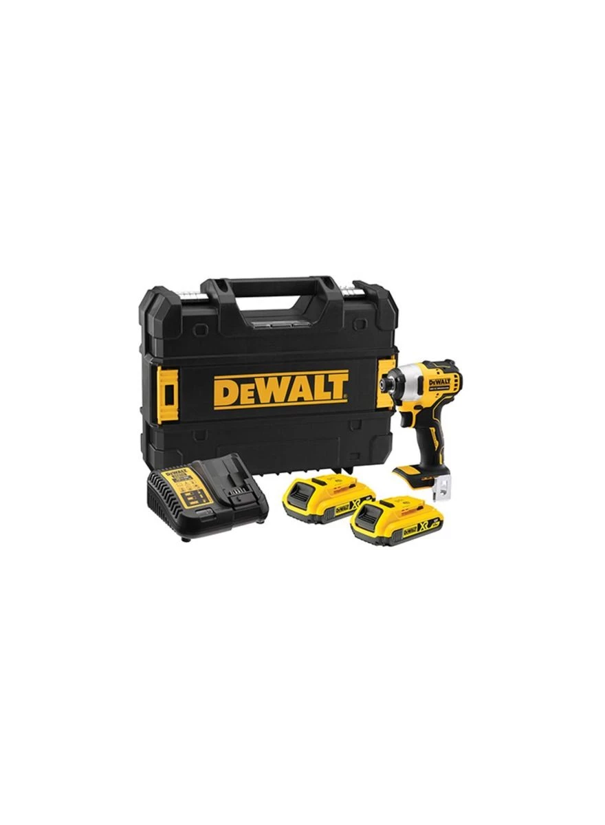 DeWalt Visseuse à Choc Sans Fil DCF809D2T-QW Clé à Chocs Sans Balais 18V 2.0Ah Li-Ion En TSTAK 1 DeWalt Visseuse à Choc Sans Fil DCF809D2T-QW Clé à Chocs Sans Balais 18V 2.0Ah Li-Ion En TSTAK
