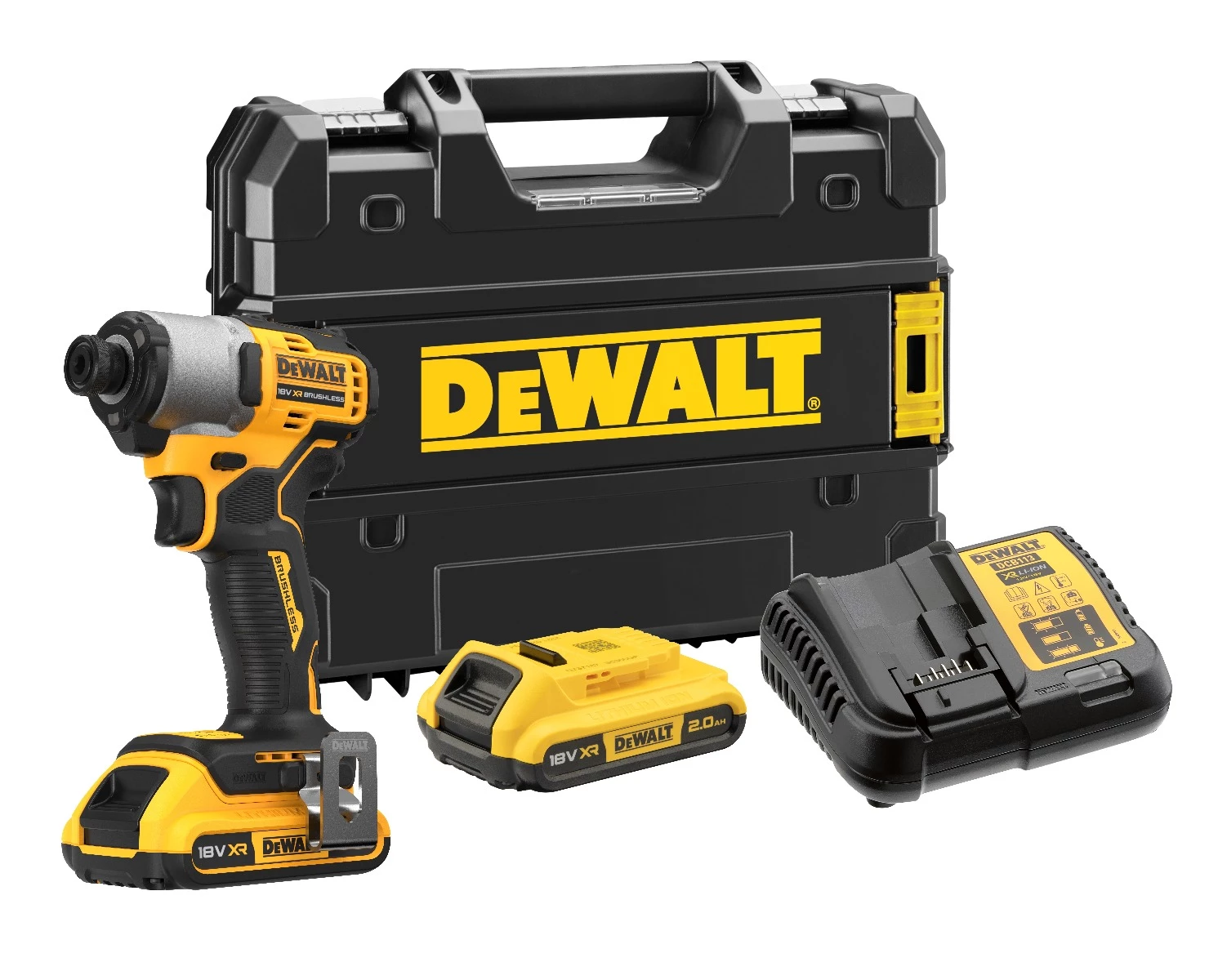 DeWalt Visseuse à Choc Sans Fil DCF840D2T-QW Visseuse à Chocs 18V XR 2.0Ah Li-Ion 1 DeWalt Visseuse à Choc Sans Fil DCF840D2T-QW Visseuse à Chocs 18V XR 2.0Ah Li-Ion
