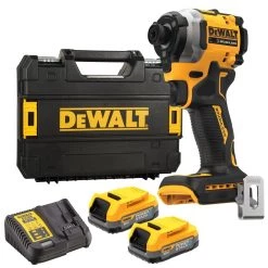 DeWalt Visseuse à Choc Sans Fil DCF850E2T-QW Visseuse à Chocs 18V XR Powerstack Li-Ion