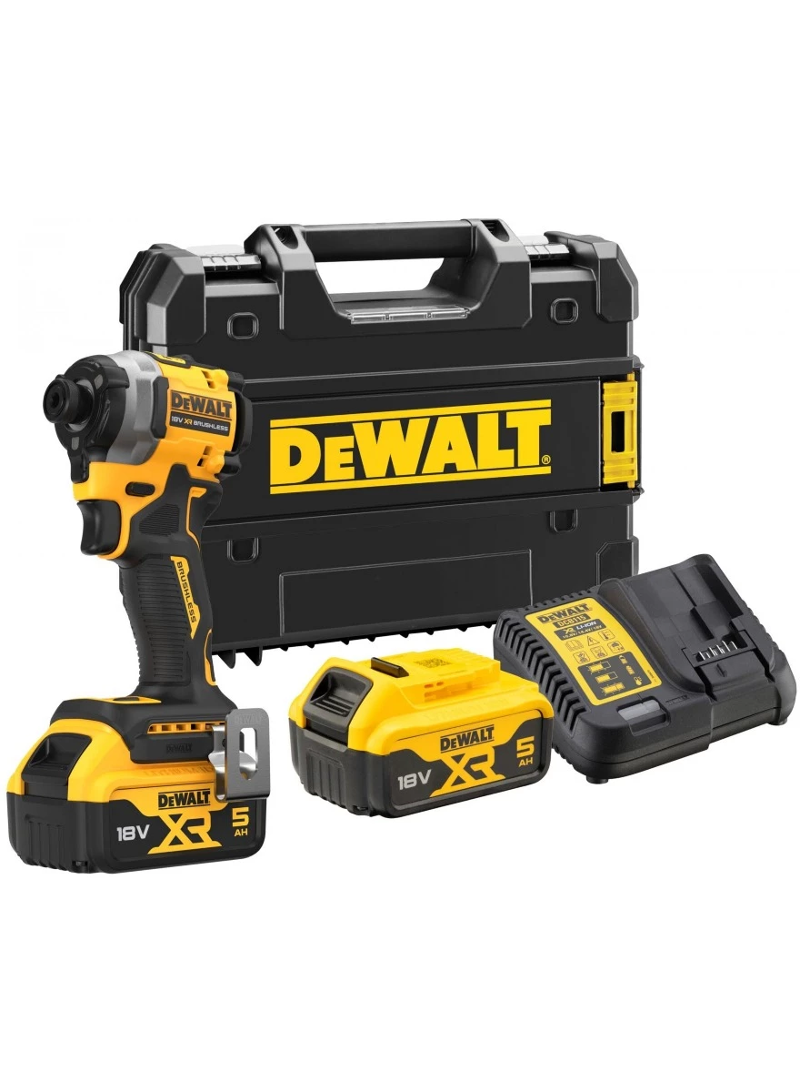DeWalt Visseuse à Choc Sans Fil DCF850P2T-QW Visseuse à Chocs 18V XR 5.0Ah Li-ion Dans Un Boîtier Tstak 1 DeWalt Visseuse à Choc Sans Fil DCF850P2T-QW Visseuse à Chocs 18V XR 5.0Ah Li-ion Dans Un Boîtier Tstak