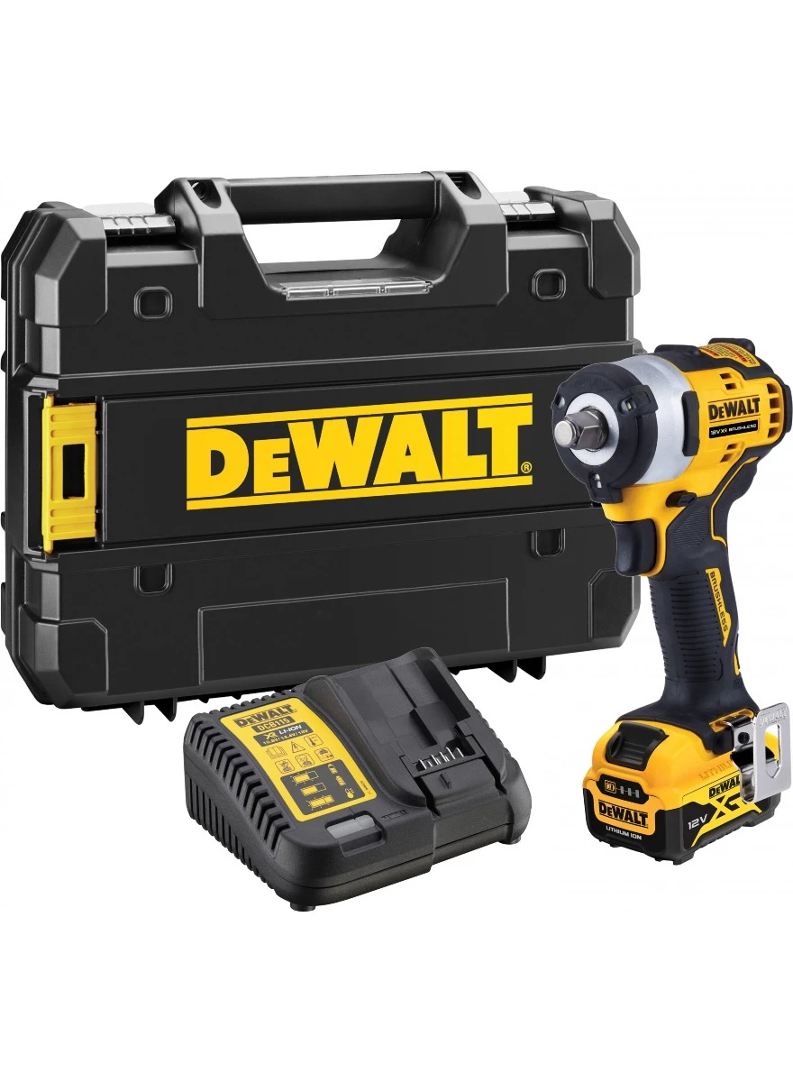 DeWalt Clé à Choc Sans Fil DCF901P1-QW Clé à Chocs à Batterie 1/2" 12V 5.0Ah Li-Ion 1 DeWalt Clé à Choc Sans Fil DCF901P1-QW Clé à Chocs à Batterie 1/2" 12V 5.0Ah Li-Ion