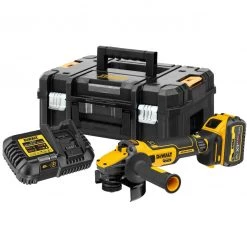 DeWalt Meuleuse Sans Fil DCG409VST1-QW Accu Haakse Slijper 18V 6.0Ah Flexvolt Advantage 125 Mm Met Variabele Snelheid
