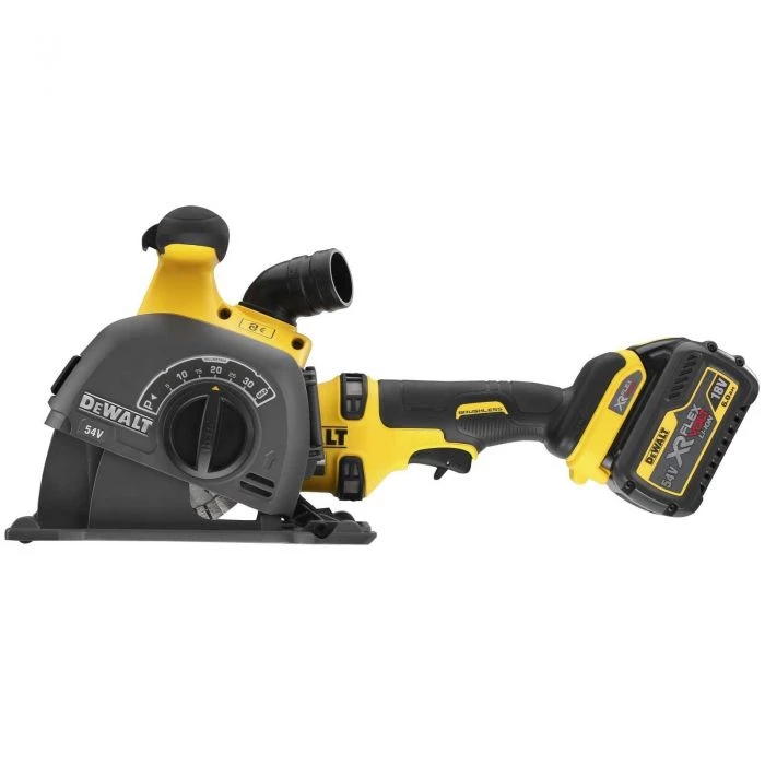 DeWalt Meuleuse Sans Fil DCG414T2-QW XR FlexVolt 54 Volt 6.0Ah Li-Ion Meuleuse D'angle 125mm 6 DeWalt Meuleuse Sans Fil DCG414T2-QW XR FlexVolt 54 Volt 6.0Ah Li-Ion Meuleuse D'angle 125mm – Image 6