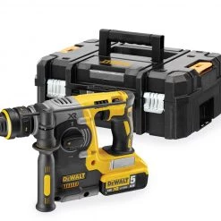 DeWalt Marteau Perforateur Sans Fil DCH274P2T-QW Marteau Combi Sans Fil De 18 Volts 5.0 AH + Mandrin à Changement Rapide