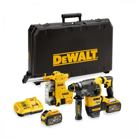 DeWalt Marteau Perforateur Sans Fil DCH335X2-QW Marteau Accu-Combi SDS-Plus FlexVolt 54V 9.0Ah Li-Ion + D25304DH Aspiration De La Poussière 1 DeWalt Marteau Perforateur Sans Fil DCH335X2-QW Marteau Accu-Combi SDS-Plus FlexVolt 54V 9.0Ah Li-Ion + D25304DH Aspiration De La Poussière
